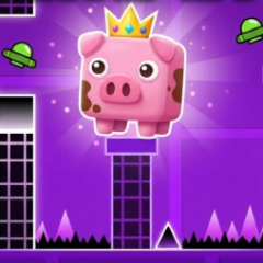 Thumbnail game - Geometry Pig Dash
